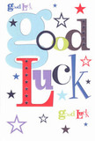 Bright and brimming with energy, this card encapsulates the very spirit of encouragement-a sight familiar around Redbridge when neighbours come together to support one another. Playful typography spells out 'Good Luck' in oversized, pastel-blue letters fused with lively reds, tranquil greens, and regal purples, each shade artfully balanced on a spotless white canvas. Scattered across the design are whimsical stars in hues of navy, lilac, and spring-green, reminiscent of the magic that lingers over Redbridge after dusk. The smooth, high-quality cardstock feels pleasing in the hand, echoing the delight of running fingers over freshly crafted bouquets ready for same-day delivery throughout Redbridge. Much like a supportive word exchanged between friends in the heart of Ilford, this card radiates optimism and the pure joy of a fresh start-perfect for marking life's new chapters with genuine belief in every heartfelt wish.